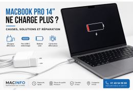 MacBook Pro 14 pouces ne charge plus : causes et solutions