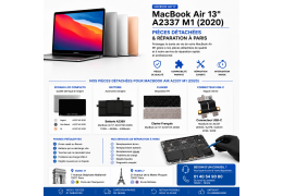 Pièces détachées MacBook Air 13 pouces A2337 M1 (2020) : guide complet pour réparer votre Mac