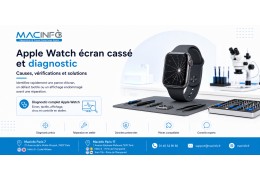 Apple Watch : réparation d’écran, diagnostic et solutions