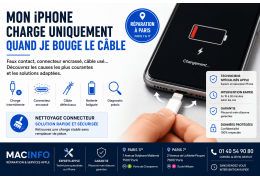 Mon iPhone charge uniquement quand je bouge le câble : pourquoi et comment résoudre le problème ?
