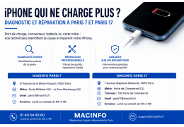 iPhone qui ne charge plus à Paris : causes, diagnostic et réparation