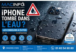 iPhone tombé dans l’eau : les erreurs à éviter et les solutions de réparation