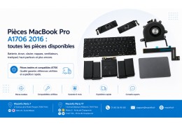 Pièces MacBook Pro A1706 2016 : batterie, écran, clavier