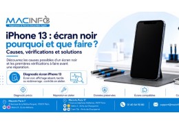 Pourquoi l’écran de l’iPhone 13 reste noir ?